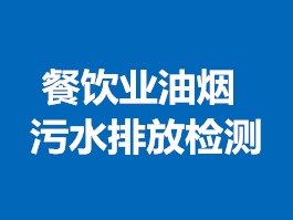 餐飲業(yè)油煙、污水排放檢